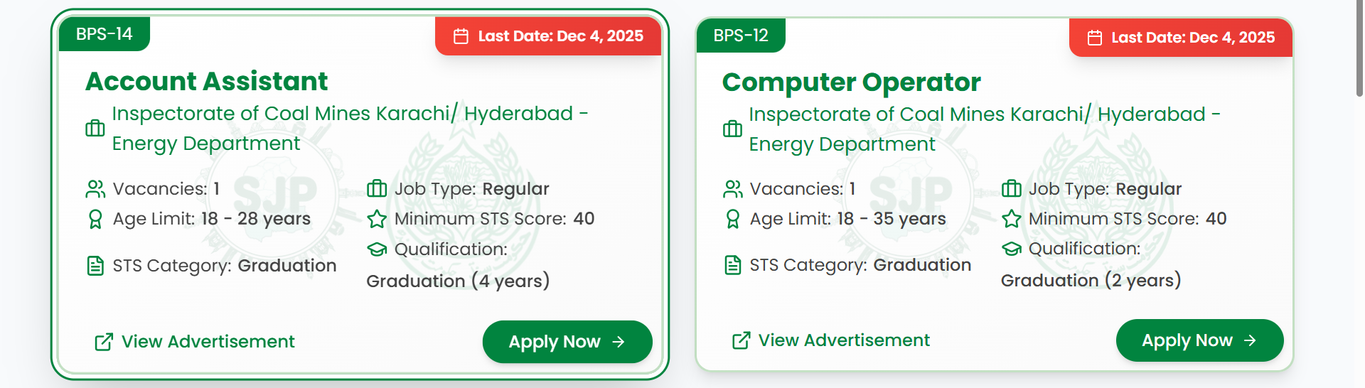 SJP New Jobs 2025 Today 21 November
