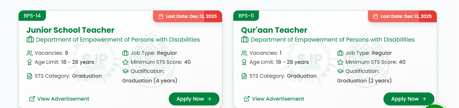 SJP New Jobs Today 29 November
