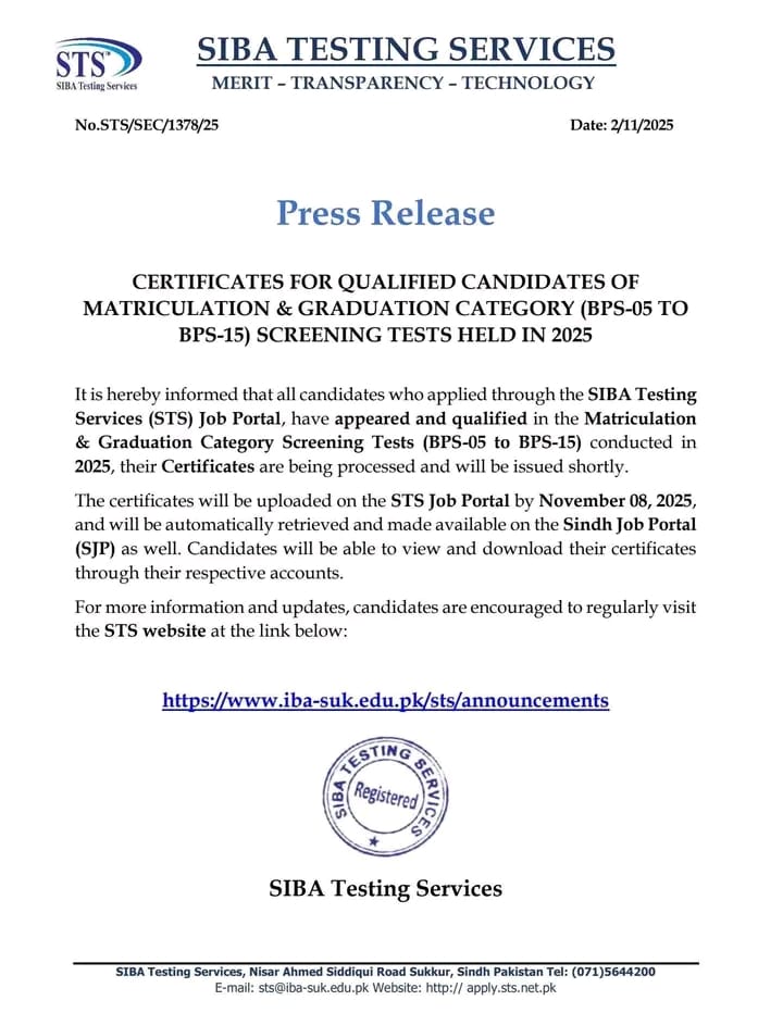 SJP Certificate 2025 Download