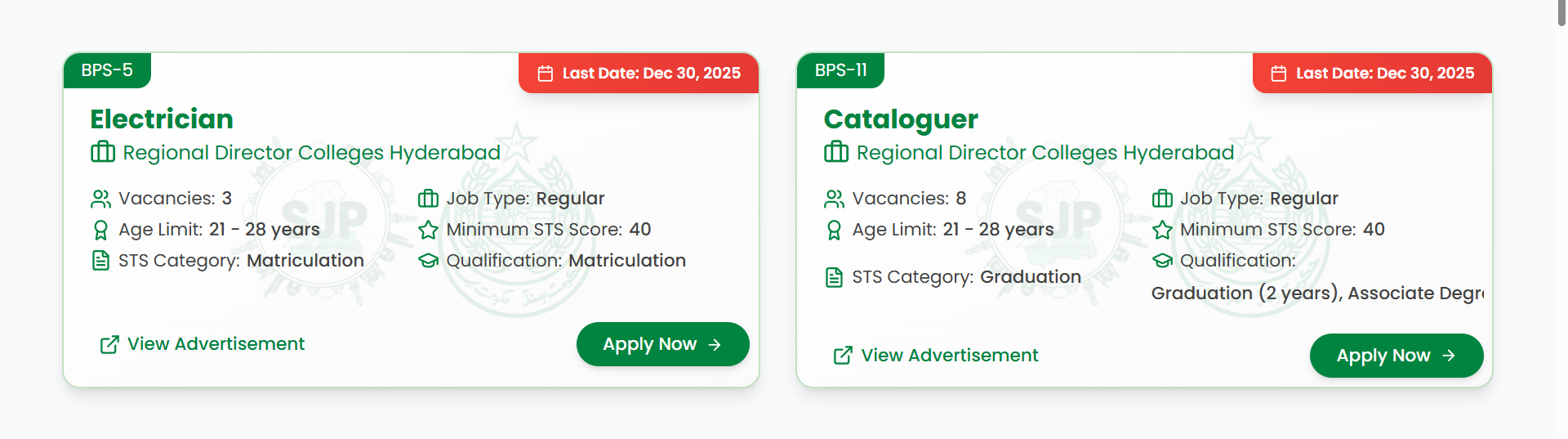SJP Electrician Jobs 2025